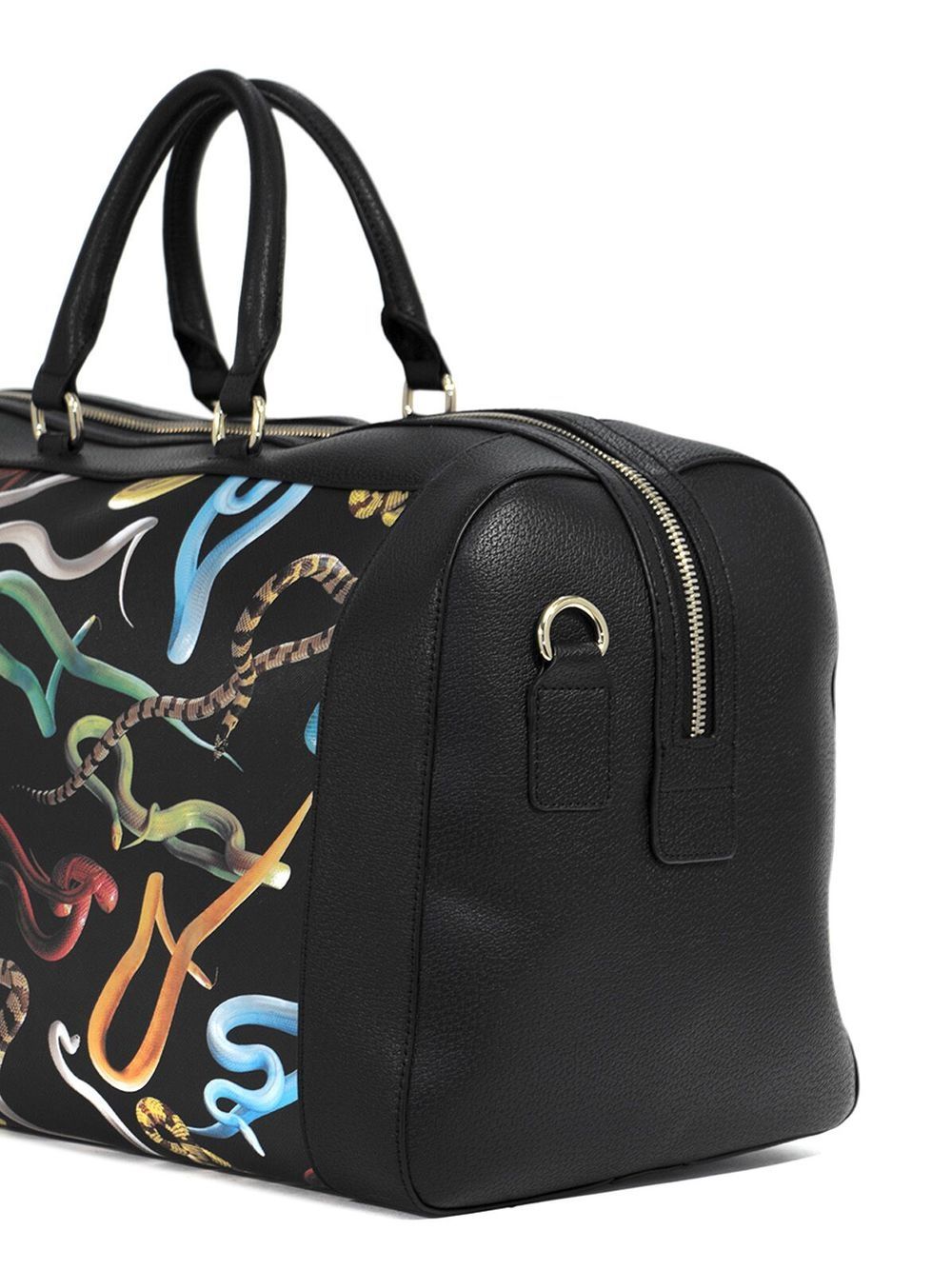 graphic print holdall bag