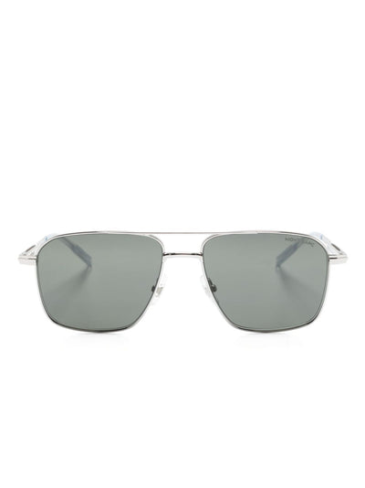 Logo-Plaque Square-Frame Sunglasses