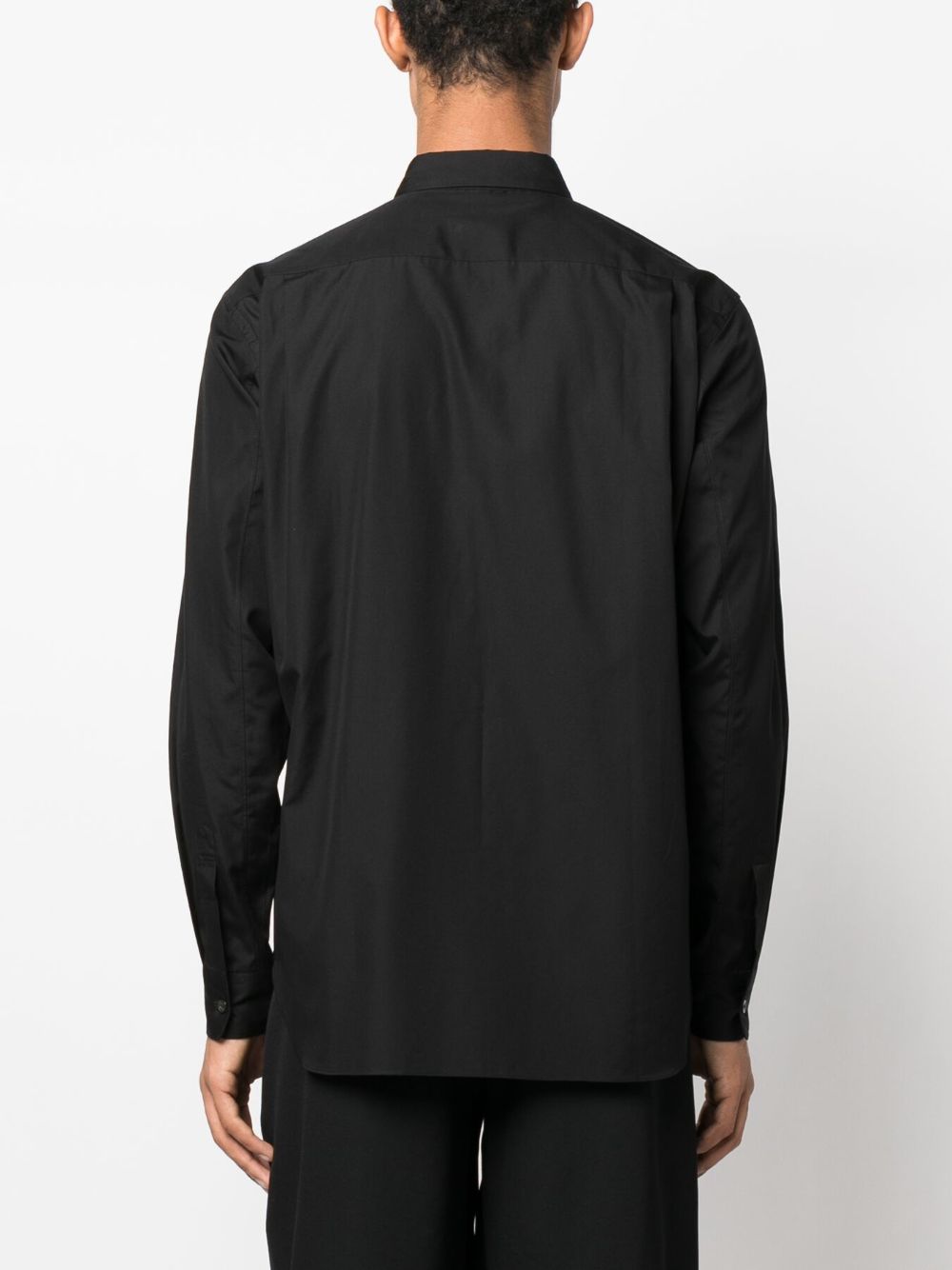 patch-pocket cotton shirt