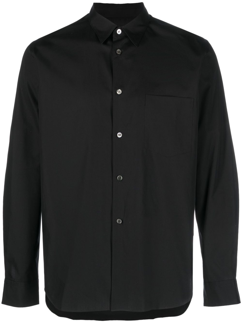 patch-pocket cotton shirt