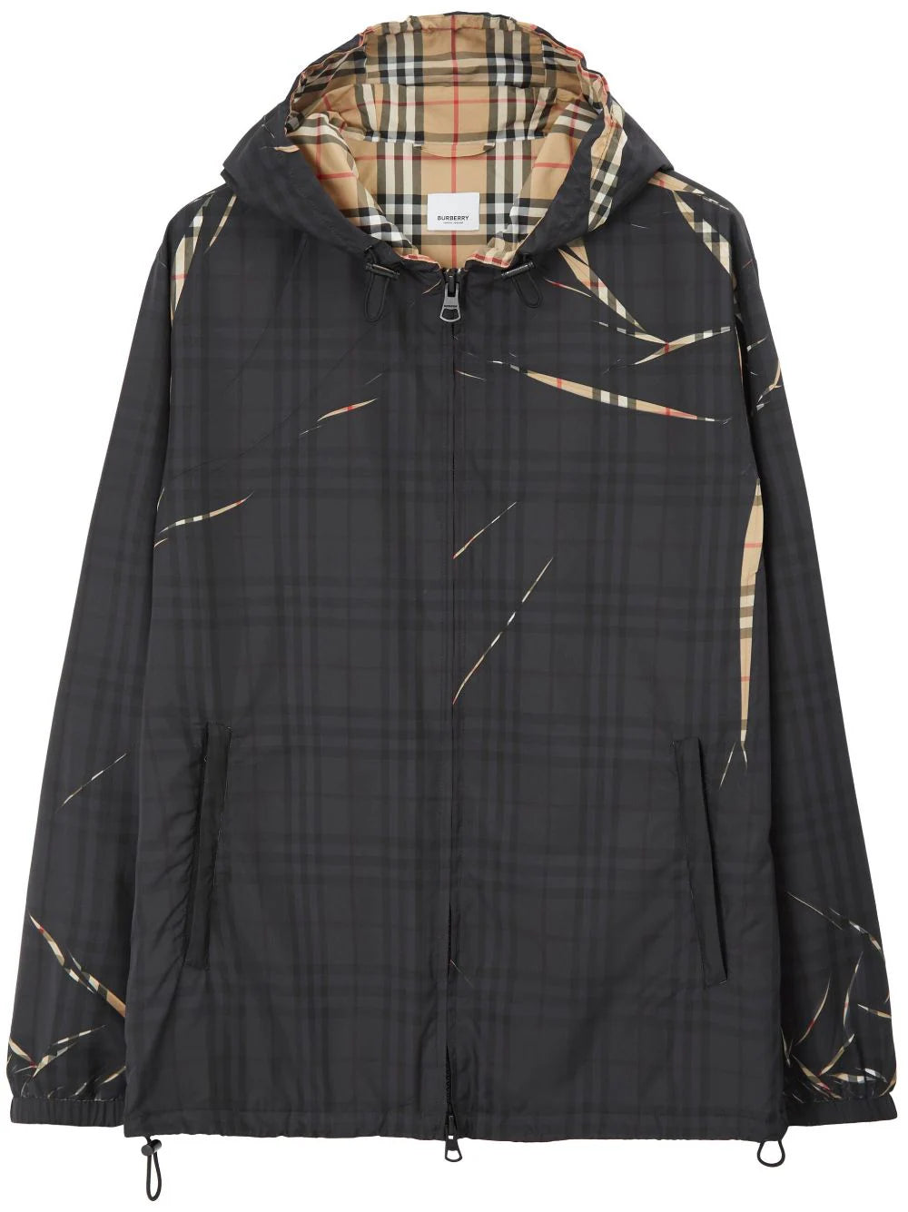 Burberry Sliced Check Hooded Jacket The Business Fashion