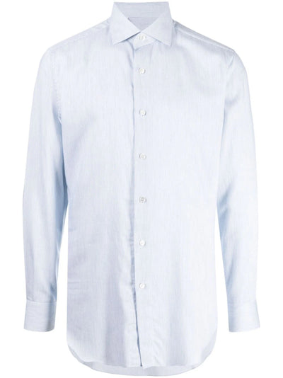 Striped Cotton-Cashmere Blend Shirt