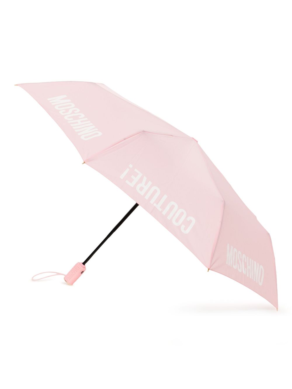 logo lettering-print foldable umbrella