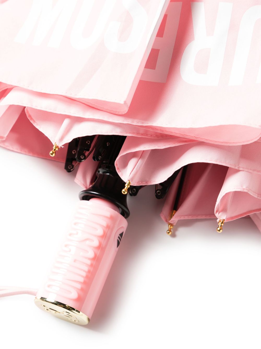 logo lettering-print foldable umbrella