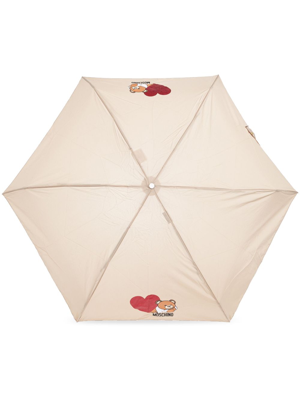 teddy bear-print compact umbrella