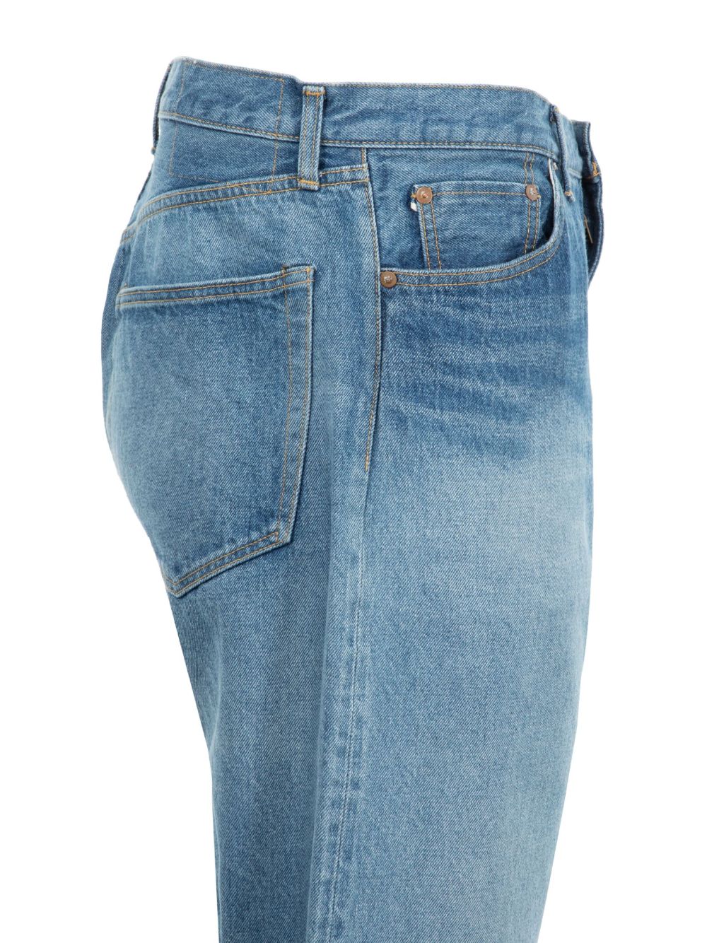 straight-leg jeans