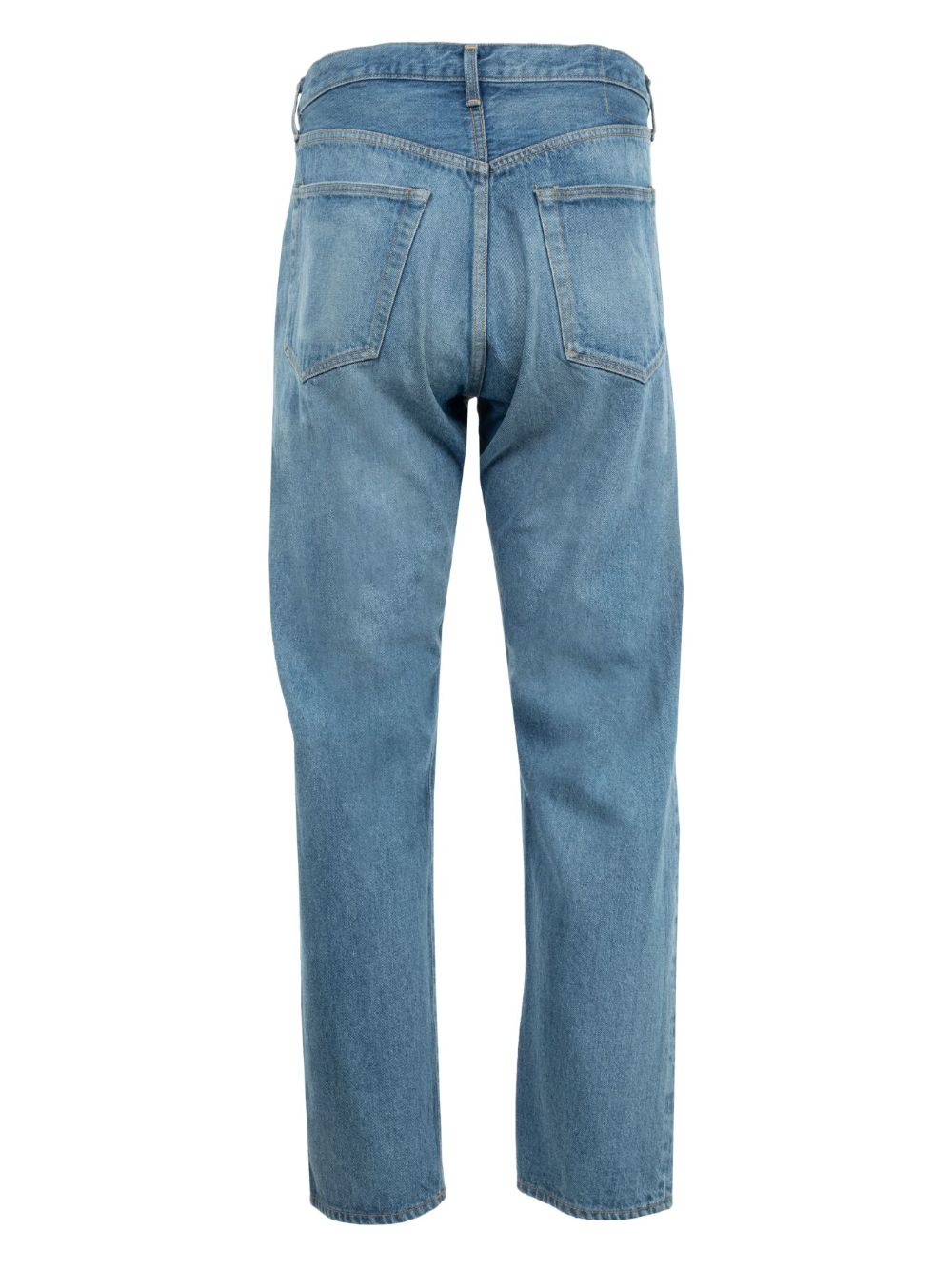 straight-leg jeans