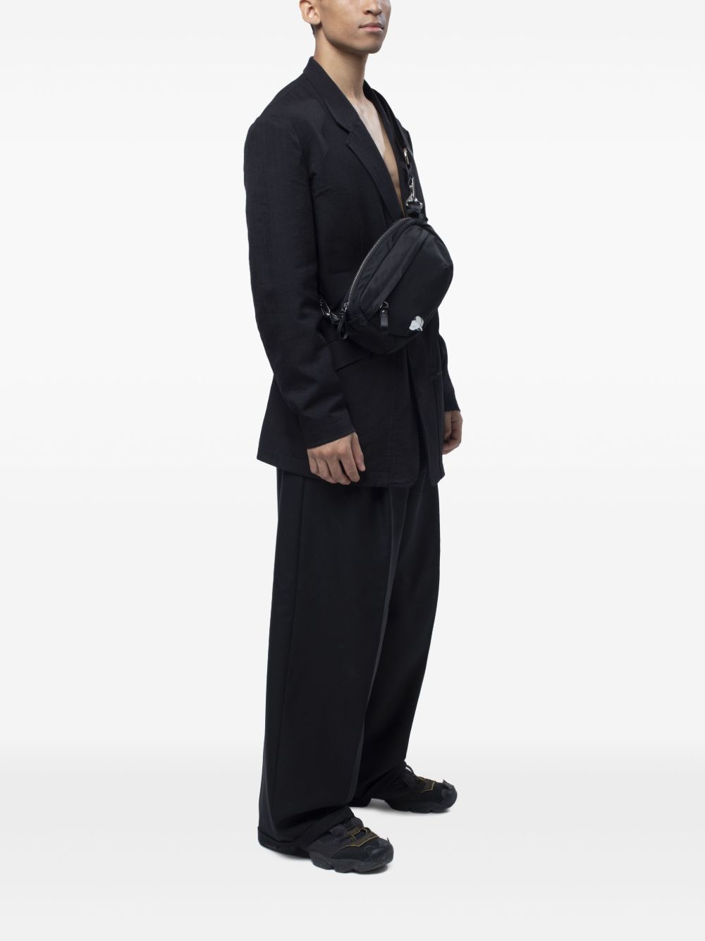 Charm-Detail Satchel Bag