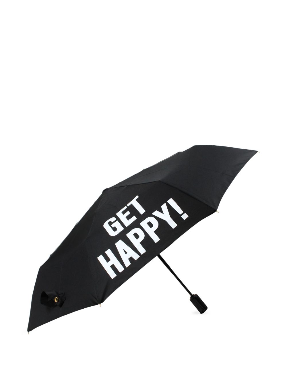 slogan-print compact umbrella