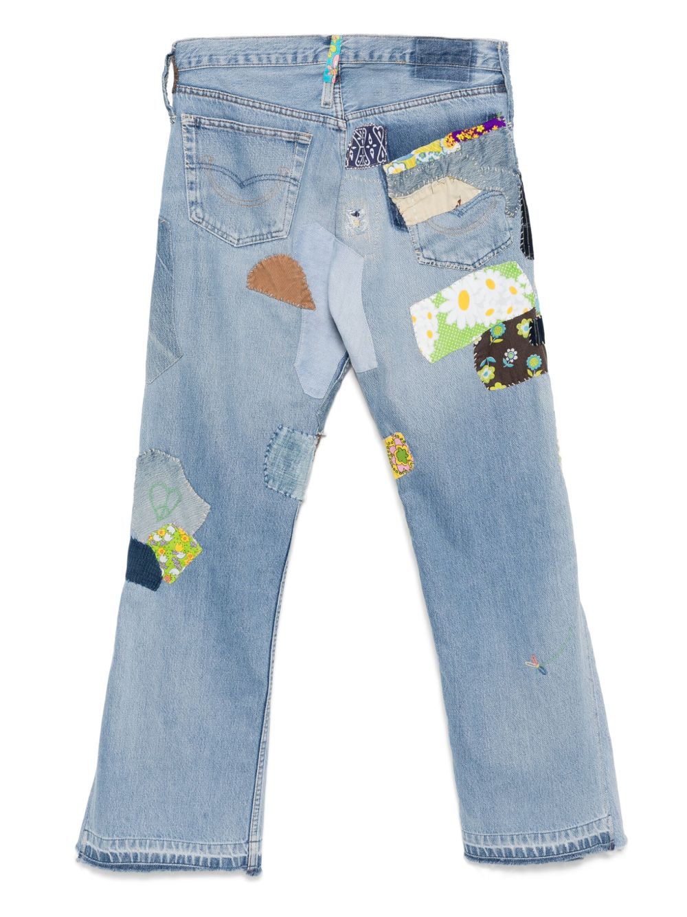 patchwork jeans
