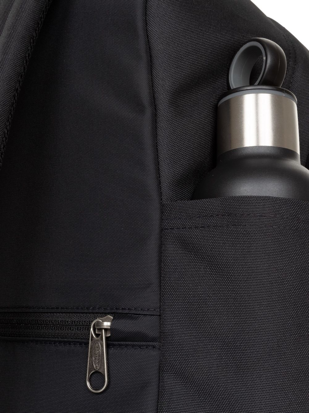 logo-embossed backpack