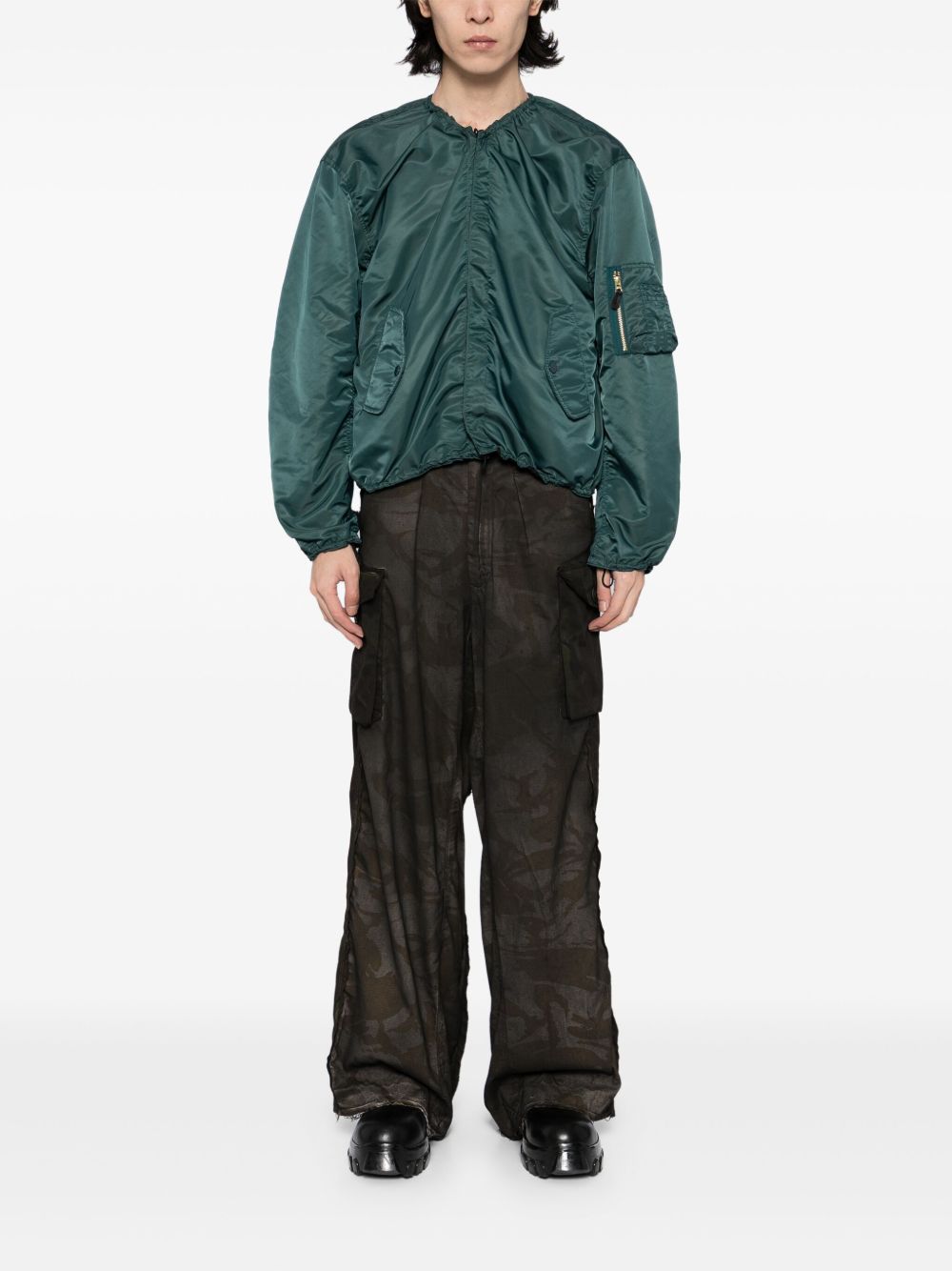 reversible bomber jacket