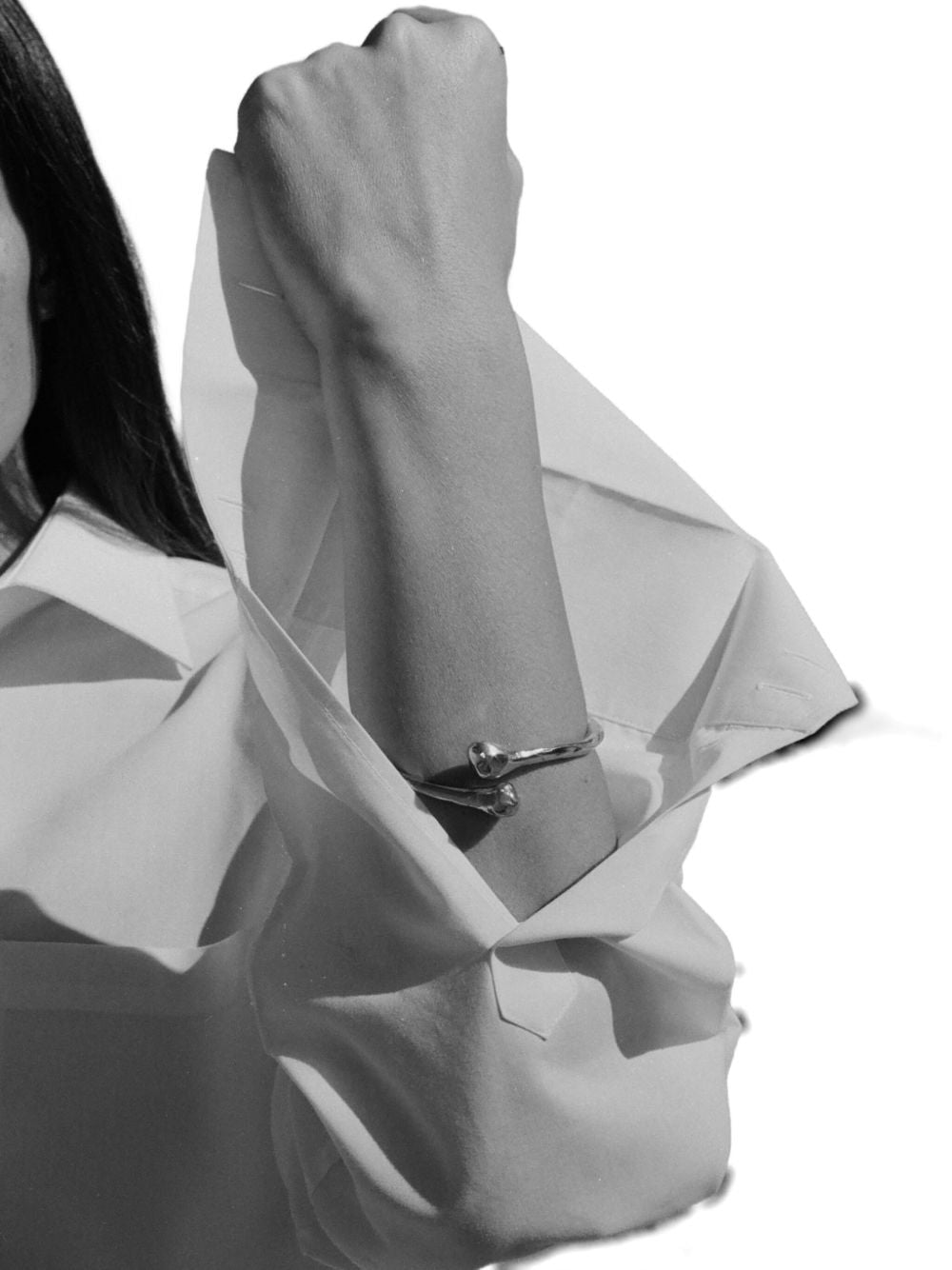 brushed-finish bracelet