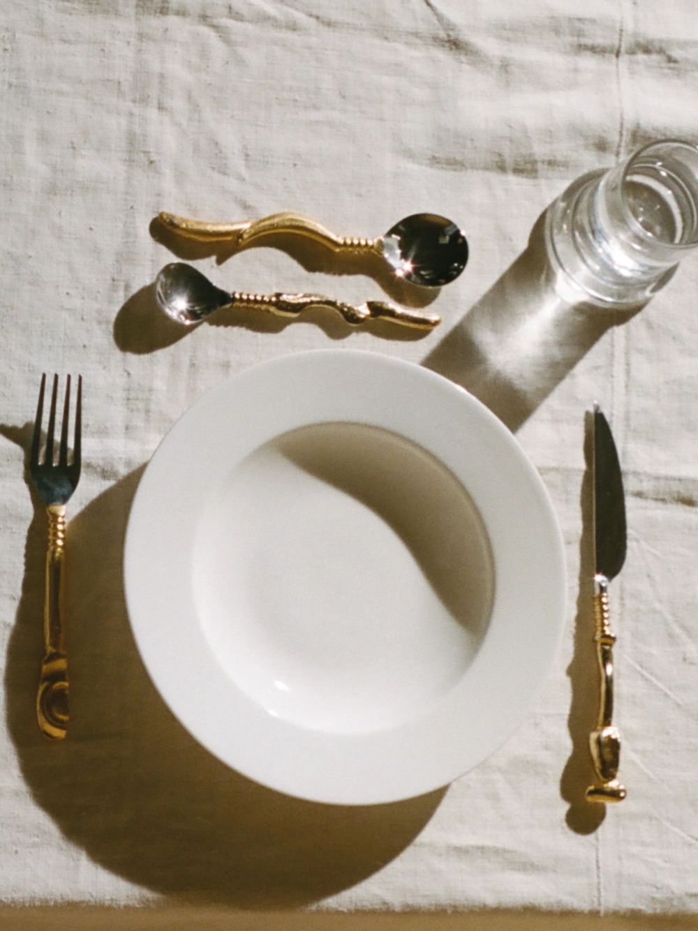 brushed cutlery (set of four)