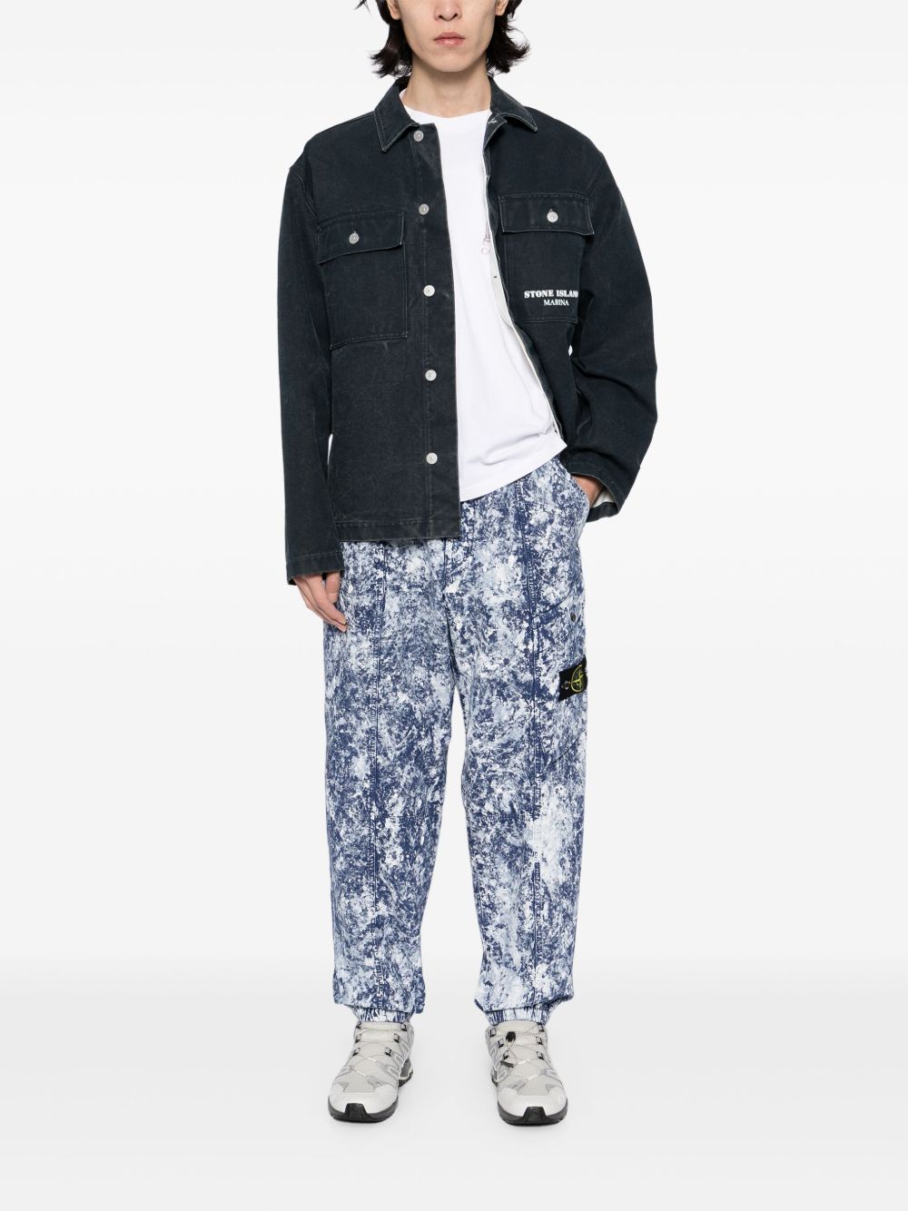 printed cargo pants