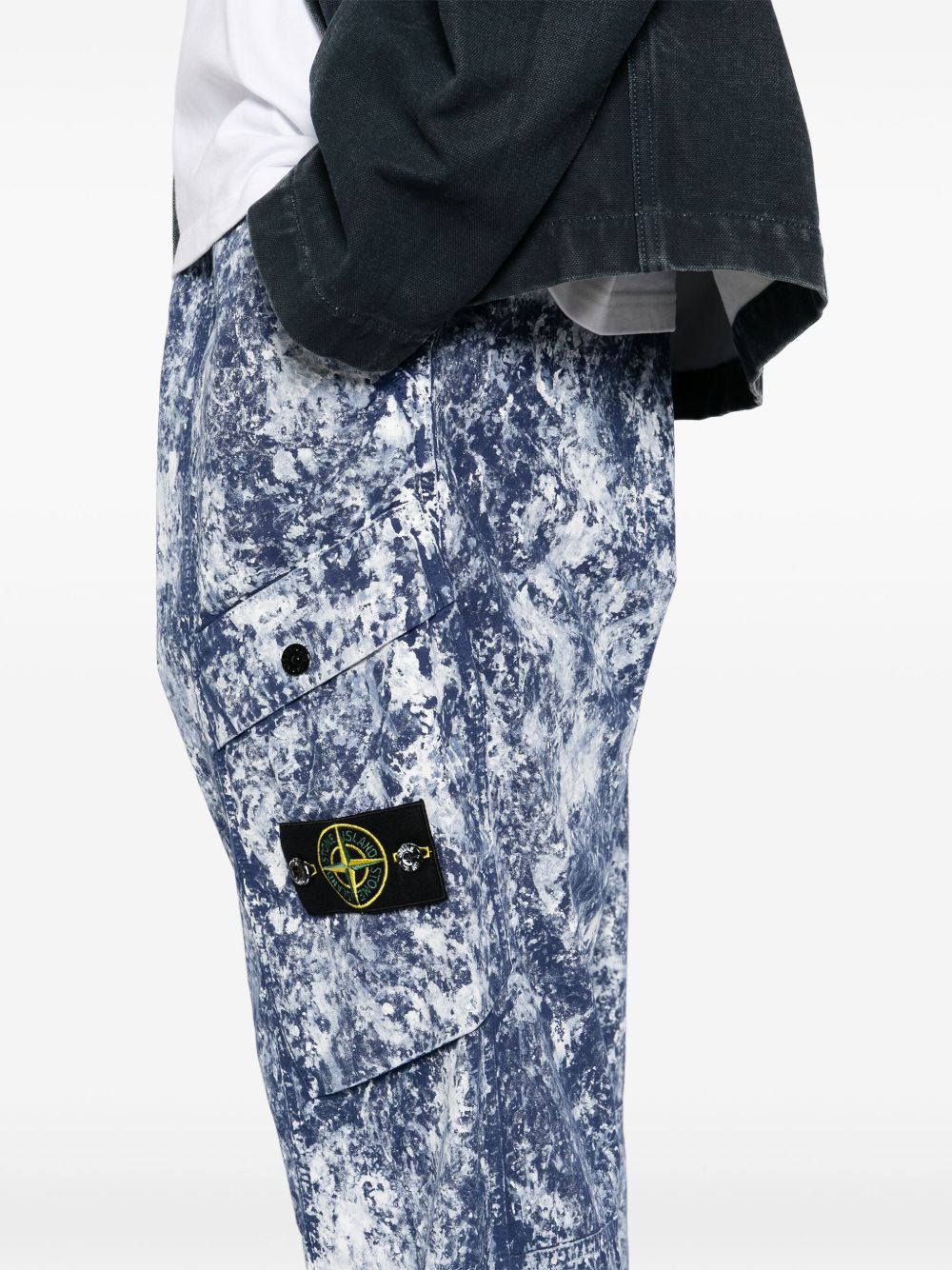 printed cargo pants