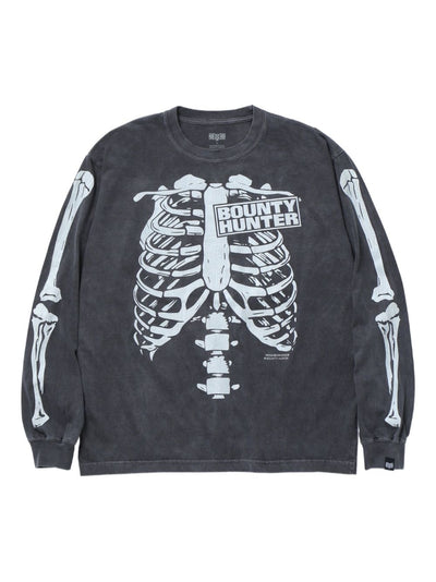 X Bounty Hunter Skeleton-Print T-Shirt