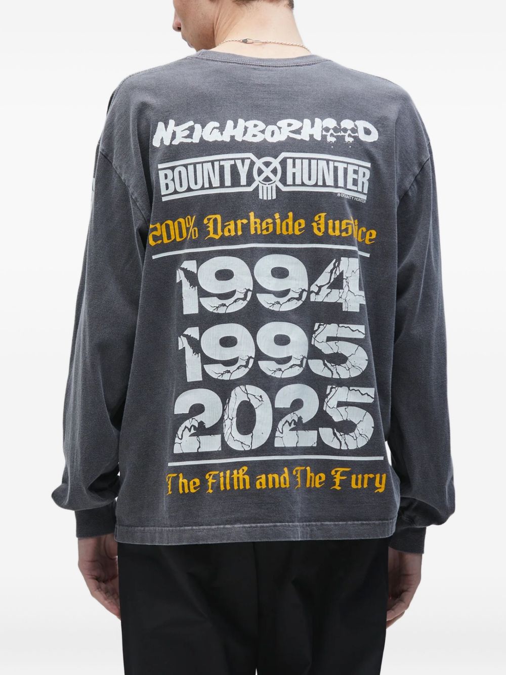 x Bounty Hunter skeleton-print T-shirt