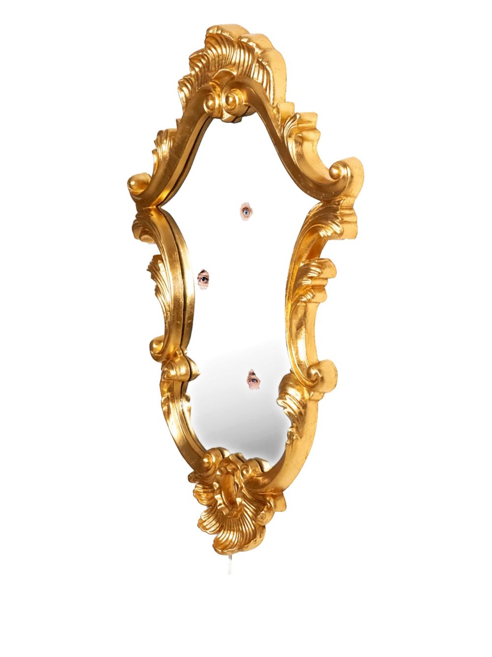 ornate gold-framed mirror (85cm x 62cm)