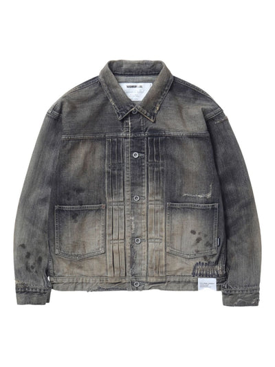 Distressed Denim Jacket
