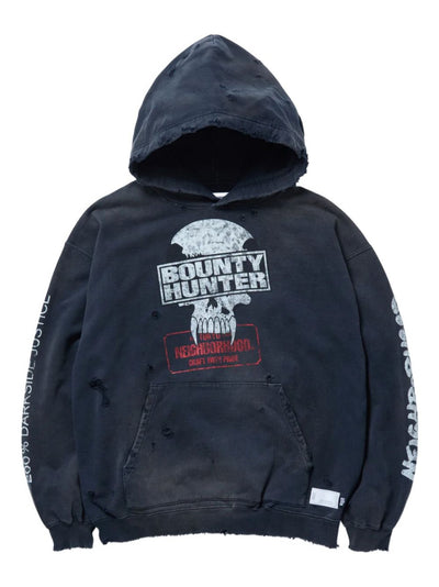 X Bounty Hunter Graphic-Print Hoodie