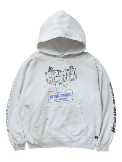 X Bounty Hunter Graphic-Print Hoodie
