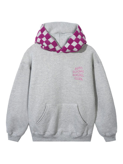 Checked Hooded Sweatshirt