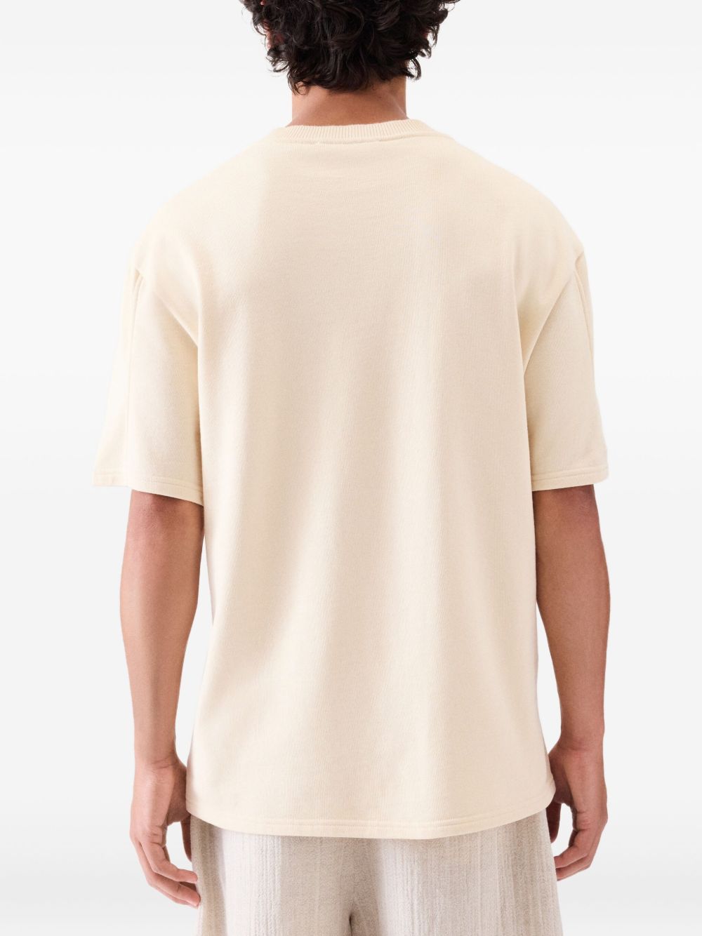 embroidered short-sleeve T-shirt
