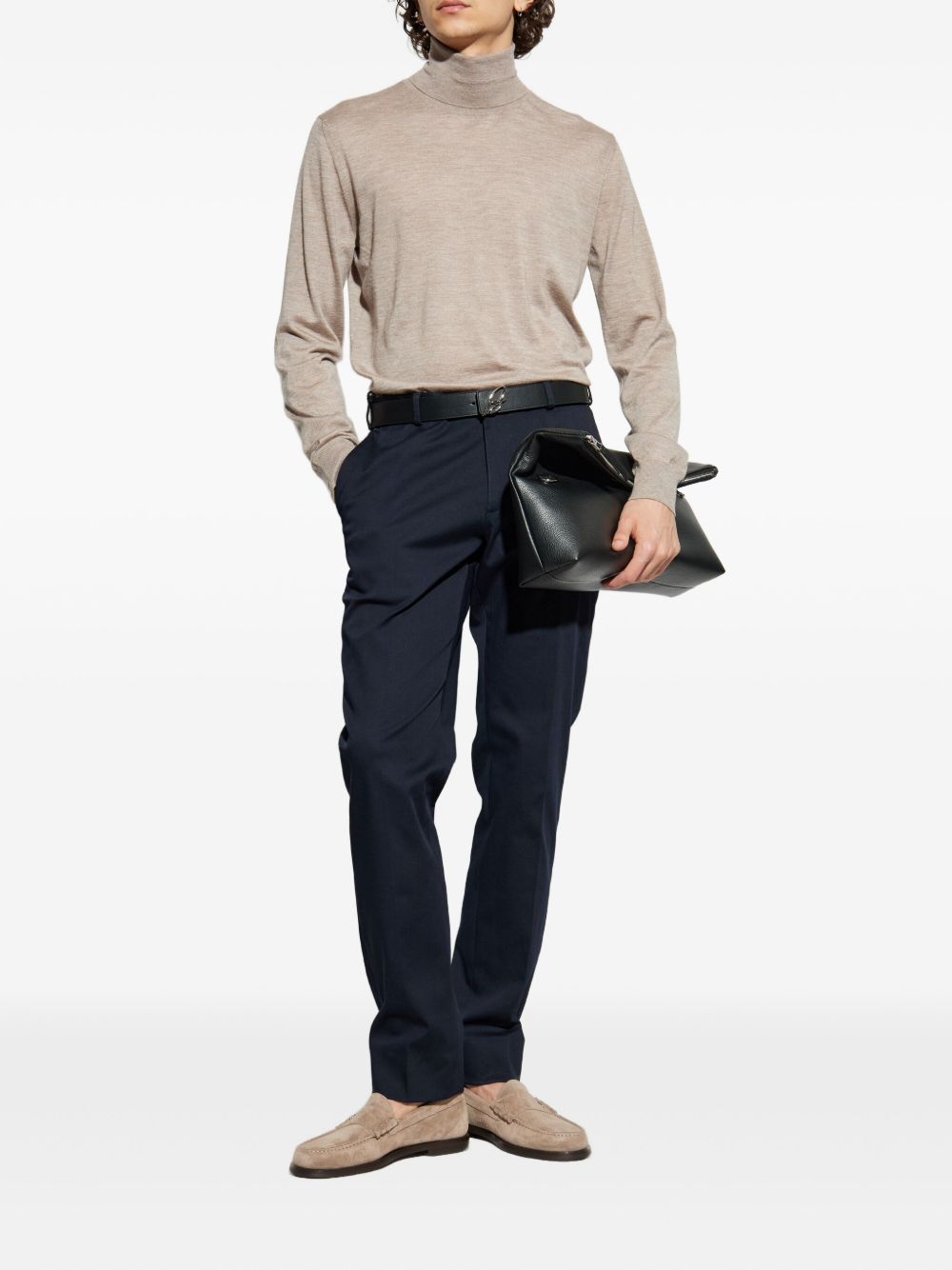 roll-neck sweater