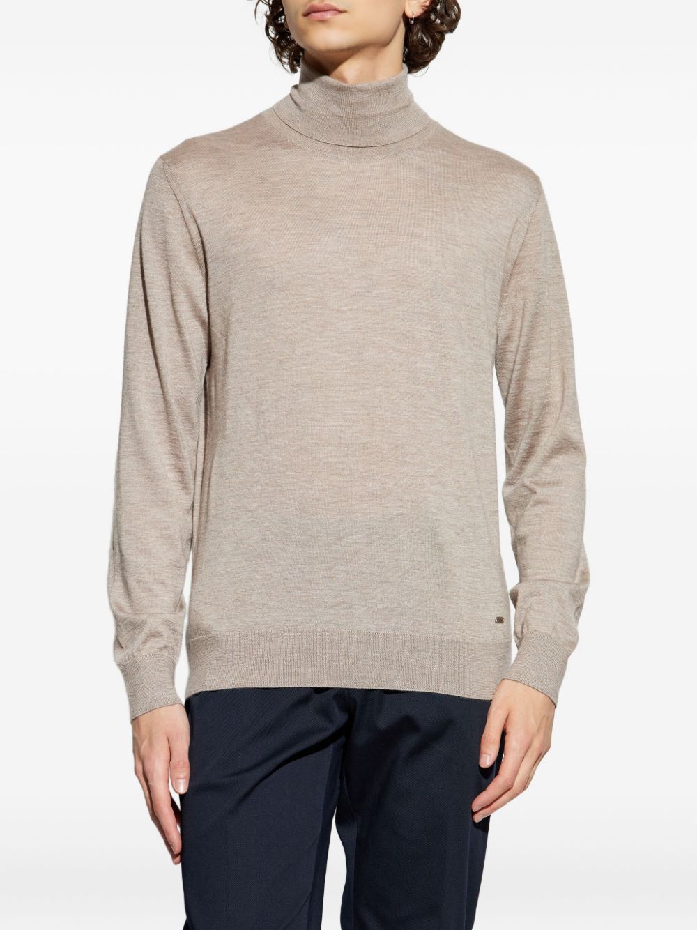 roll-neck sweater