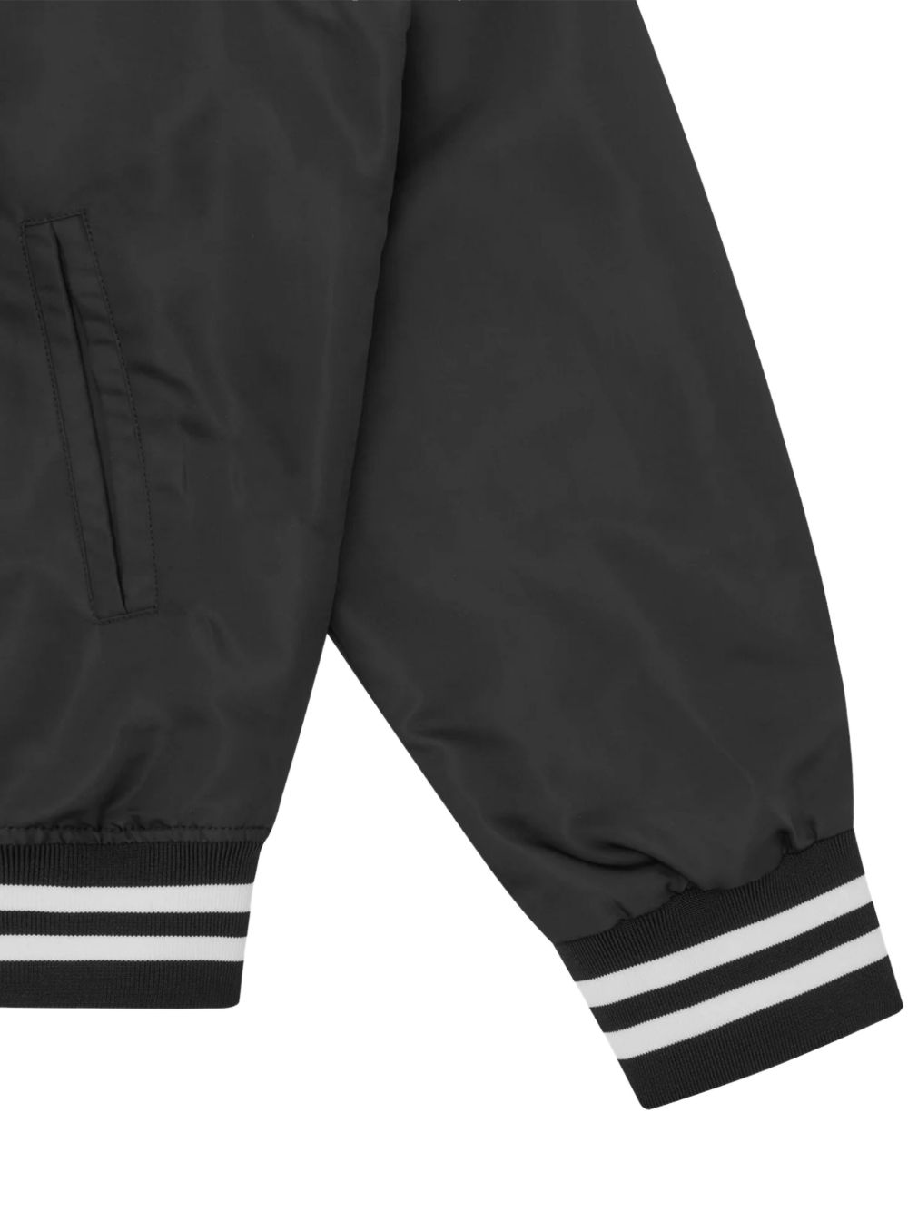 logo-print varsity jacket