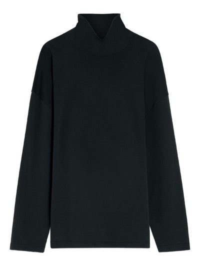 Mock-Neck Long-Sleeve T-Shirt
