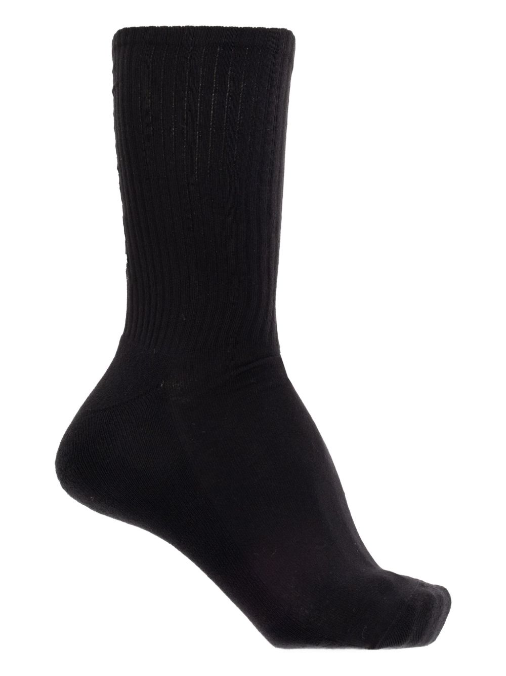 logo-embellished ribbed socks