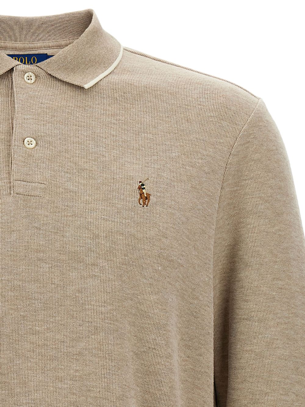 long-sleeve polo shirt