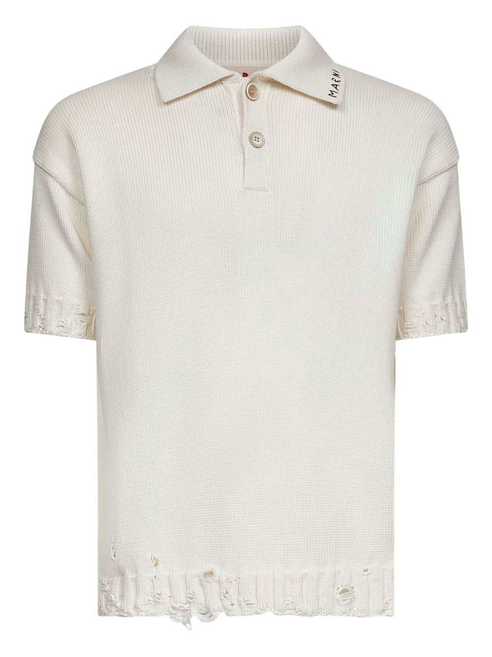 logo-embroidered polo shirt