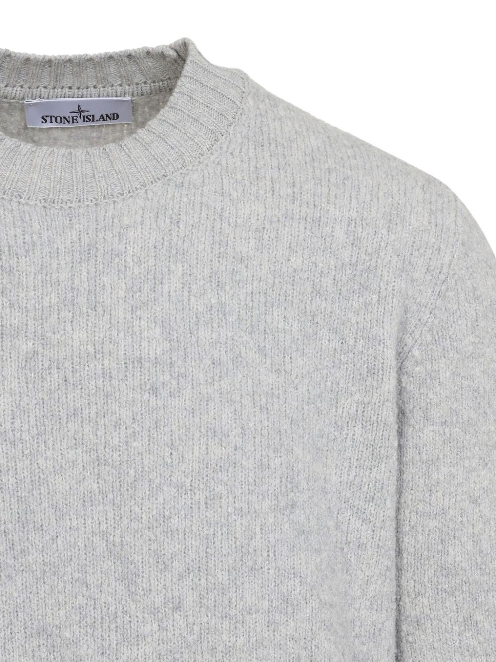 ribbed crew-neck sweater