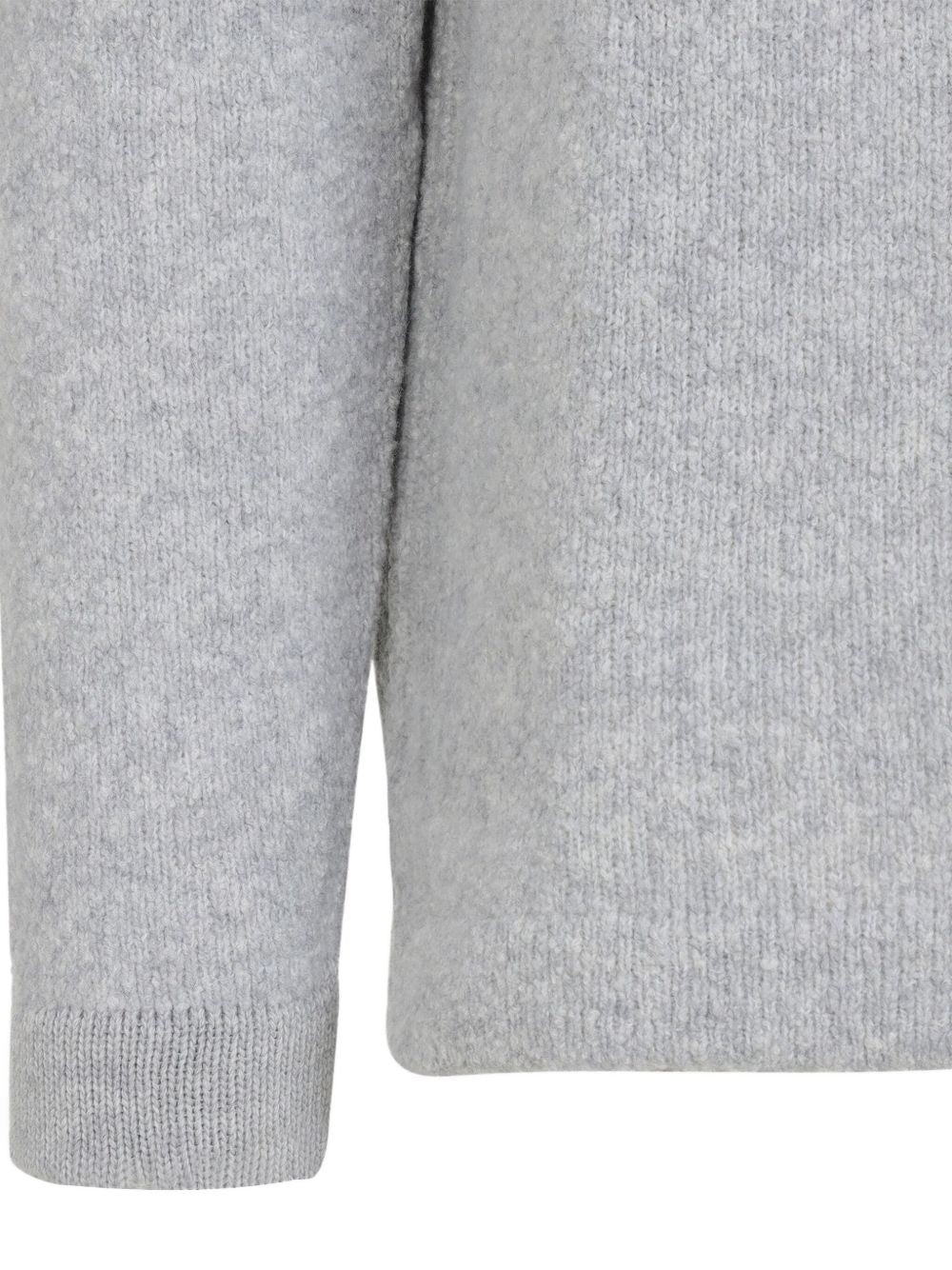 ribbed crew-neck sweater