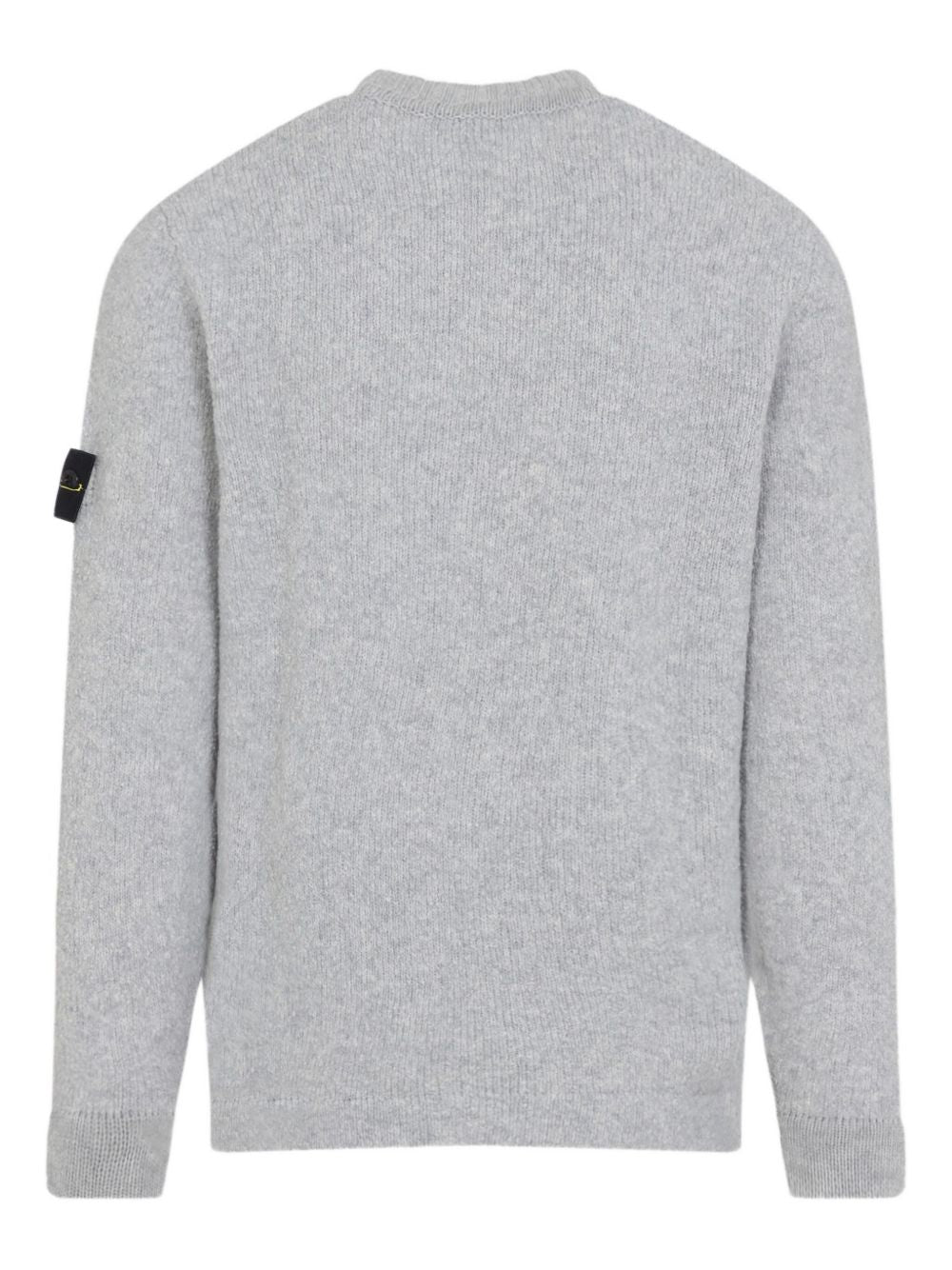 ribbed crew-neck sweater