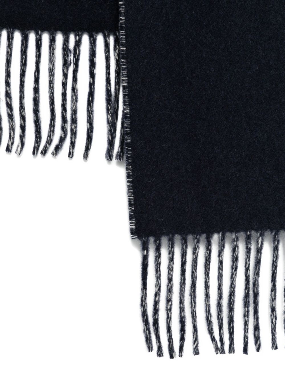 logo-embroidered scarf