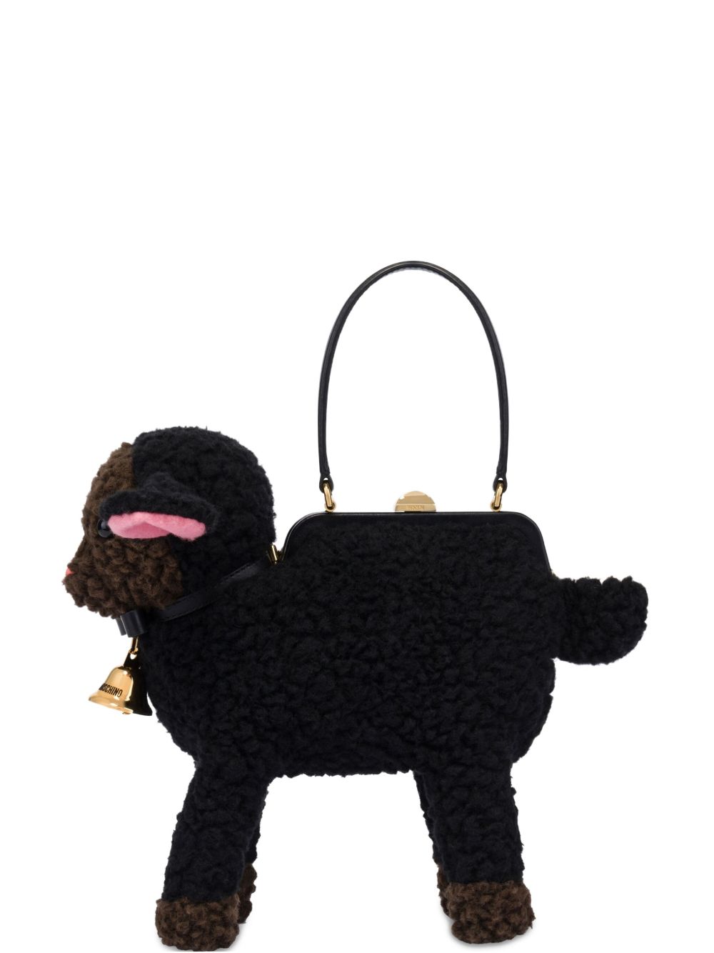 sheep-motif clutch bag