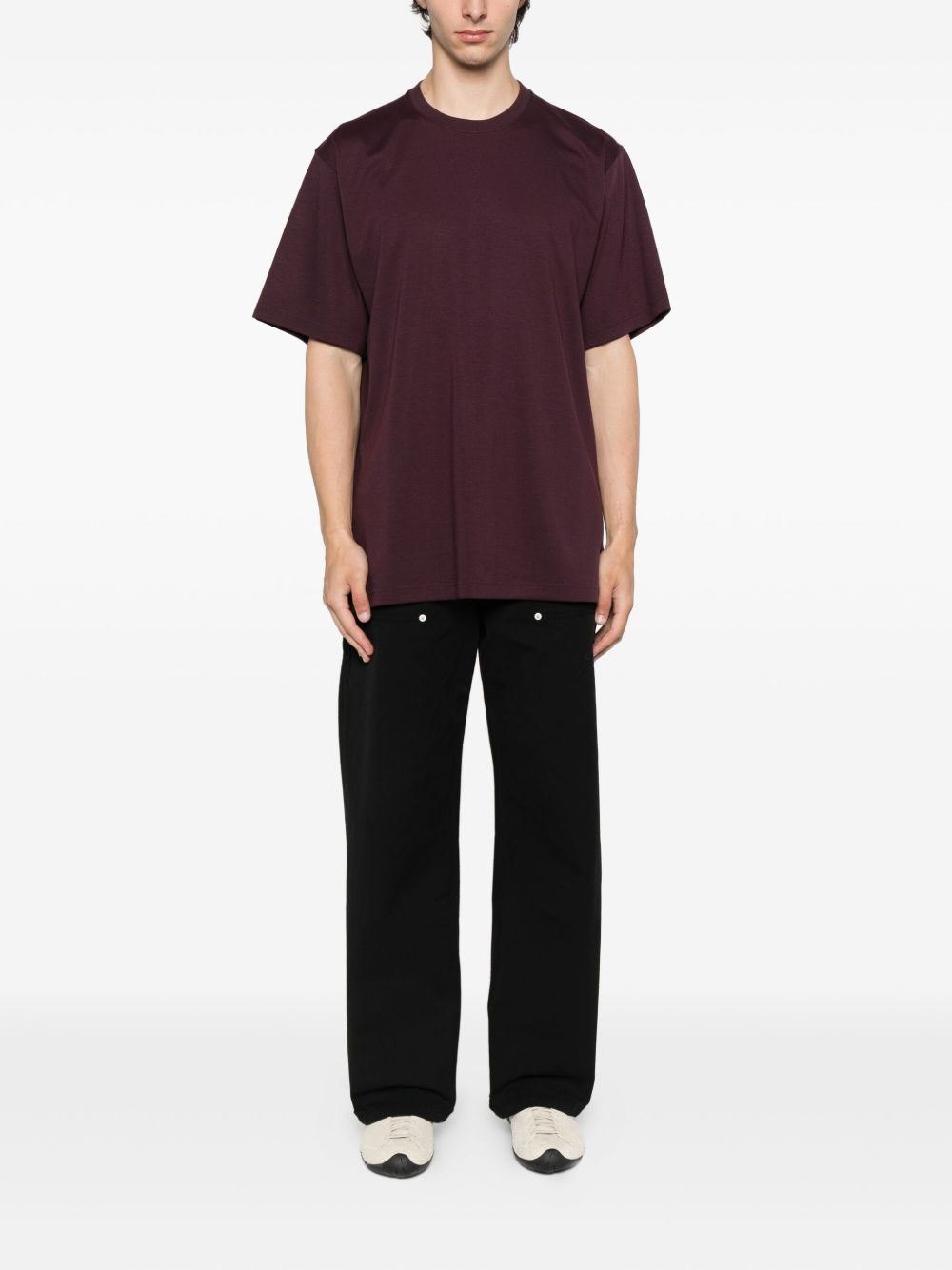 crew-neck short-sleeve t-shirt