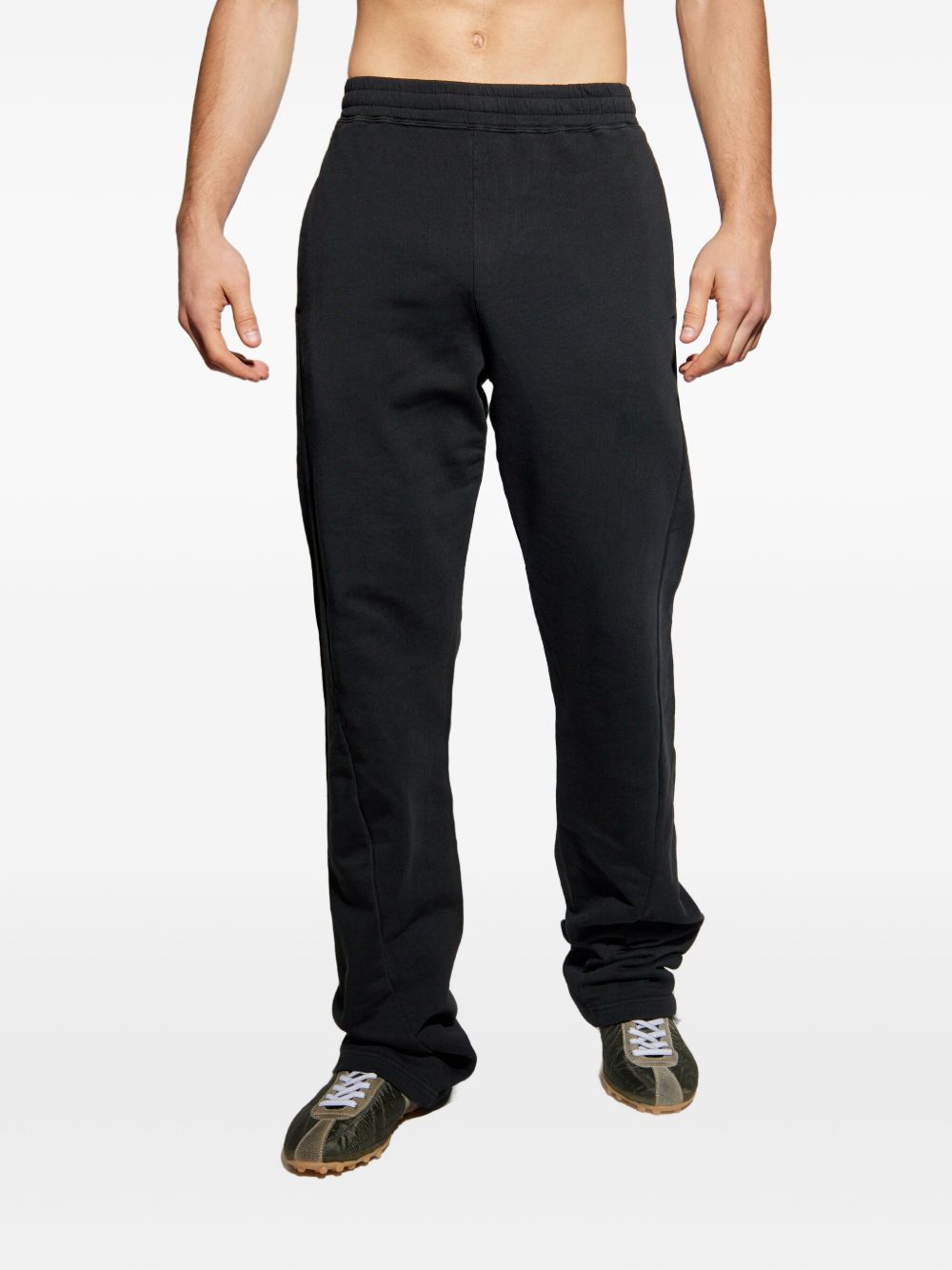 elasticated-waistband track pants