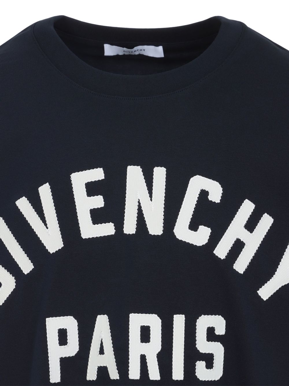 lettering-print T-shirt