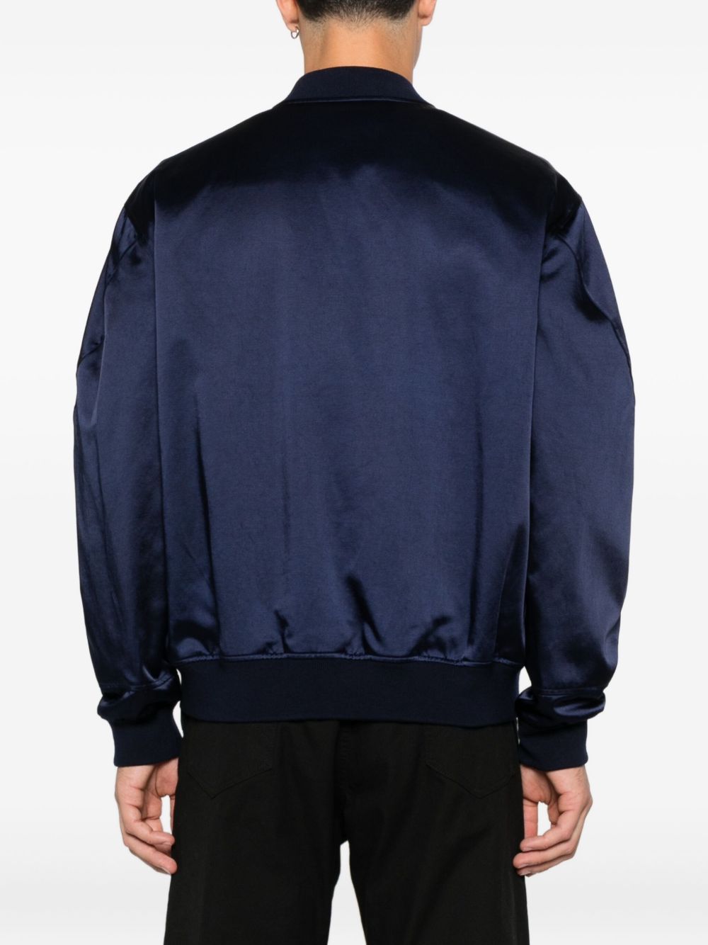 logo bomber jacket