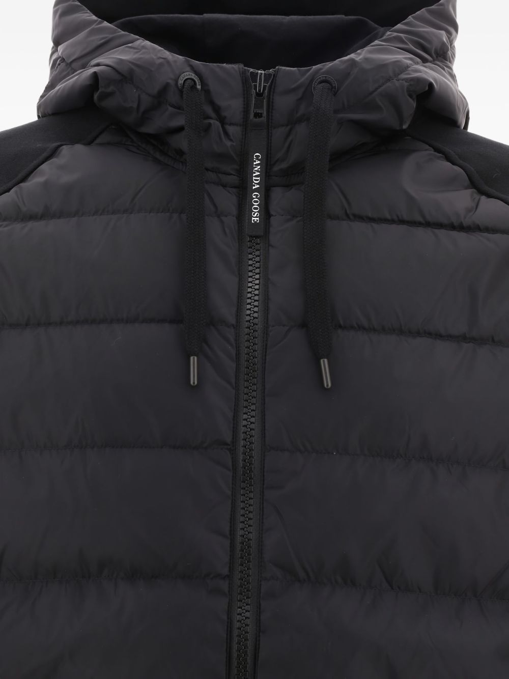 quilted hooded jacket