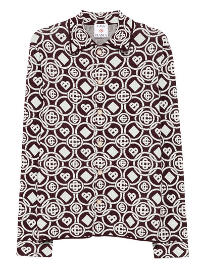 Monogram Button Shirt