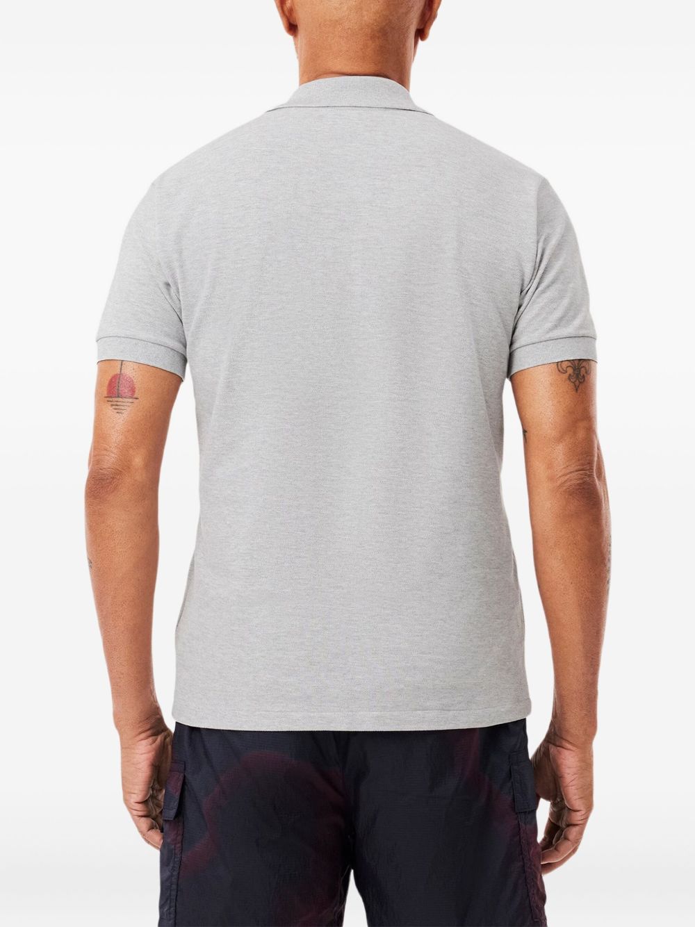 embroidered-logo polo shirt