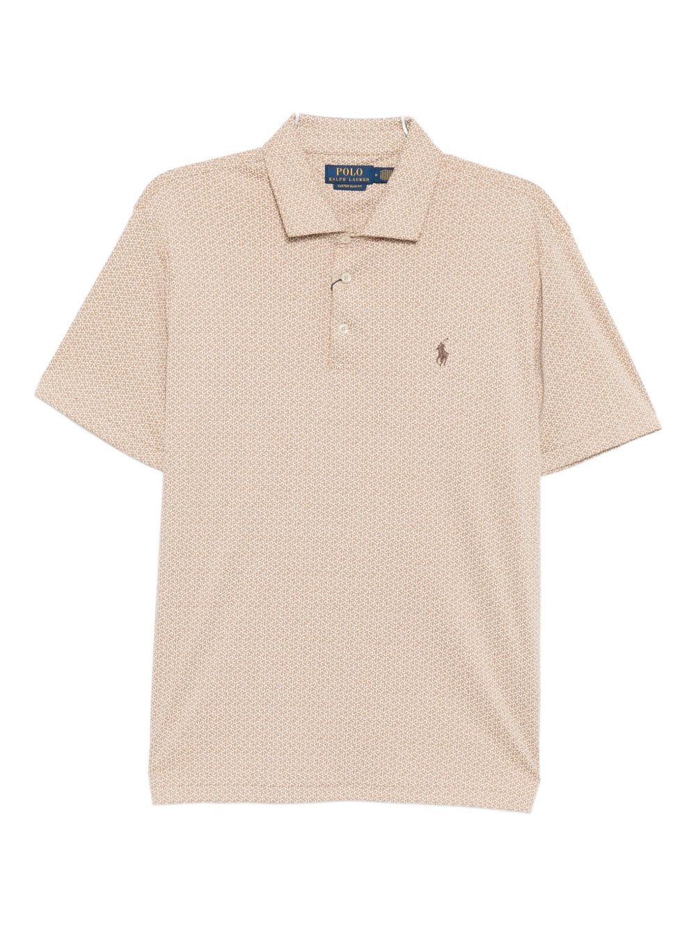 logo-embroidered polo shirt