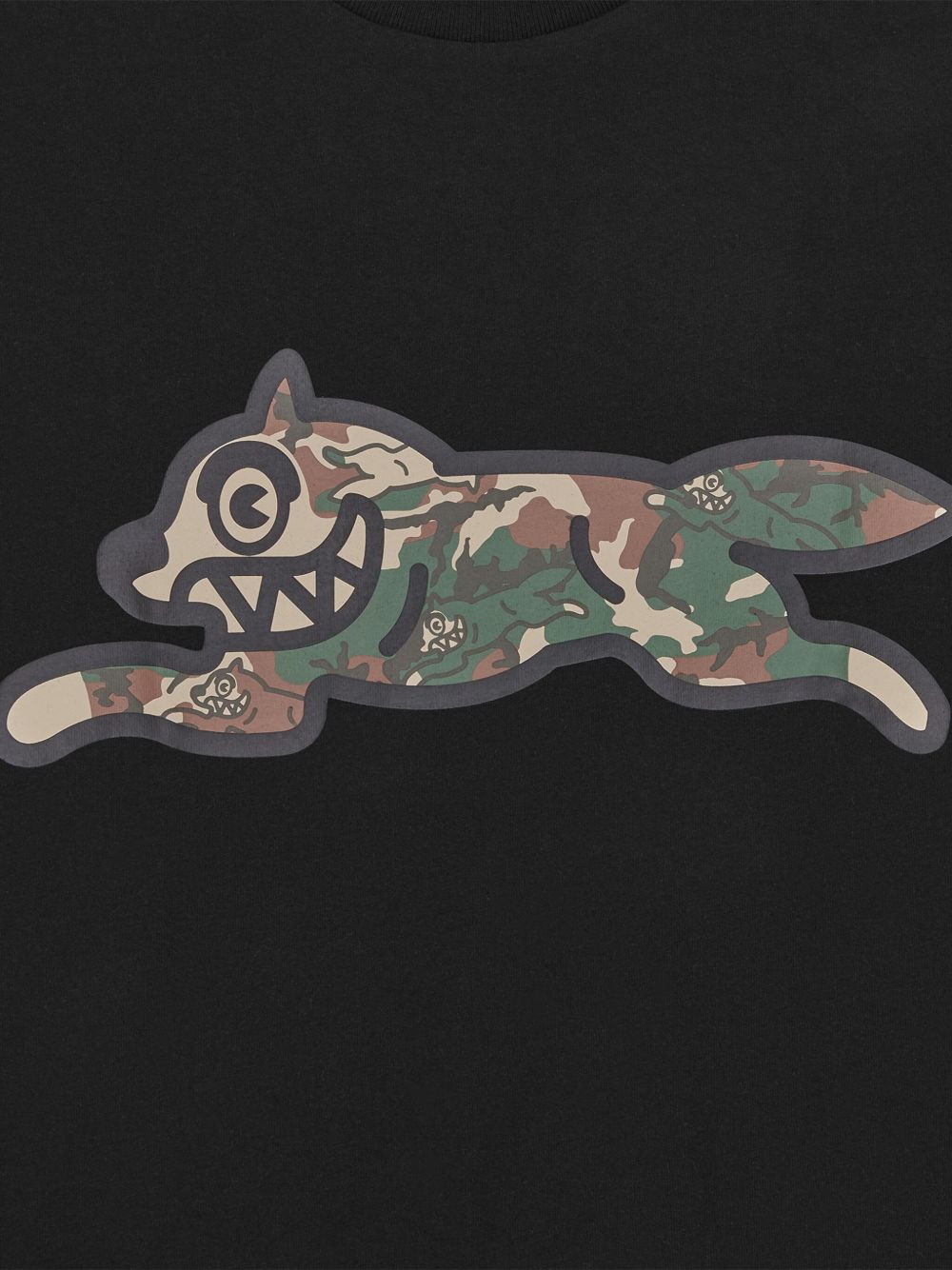 camouflage-print cotton T-shirt