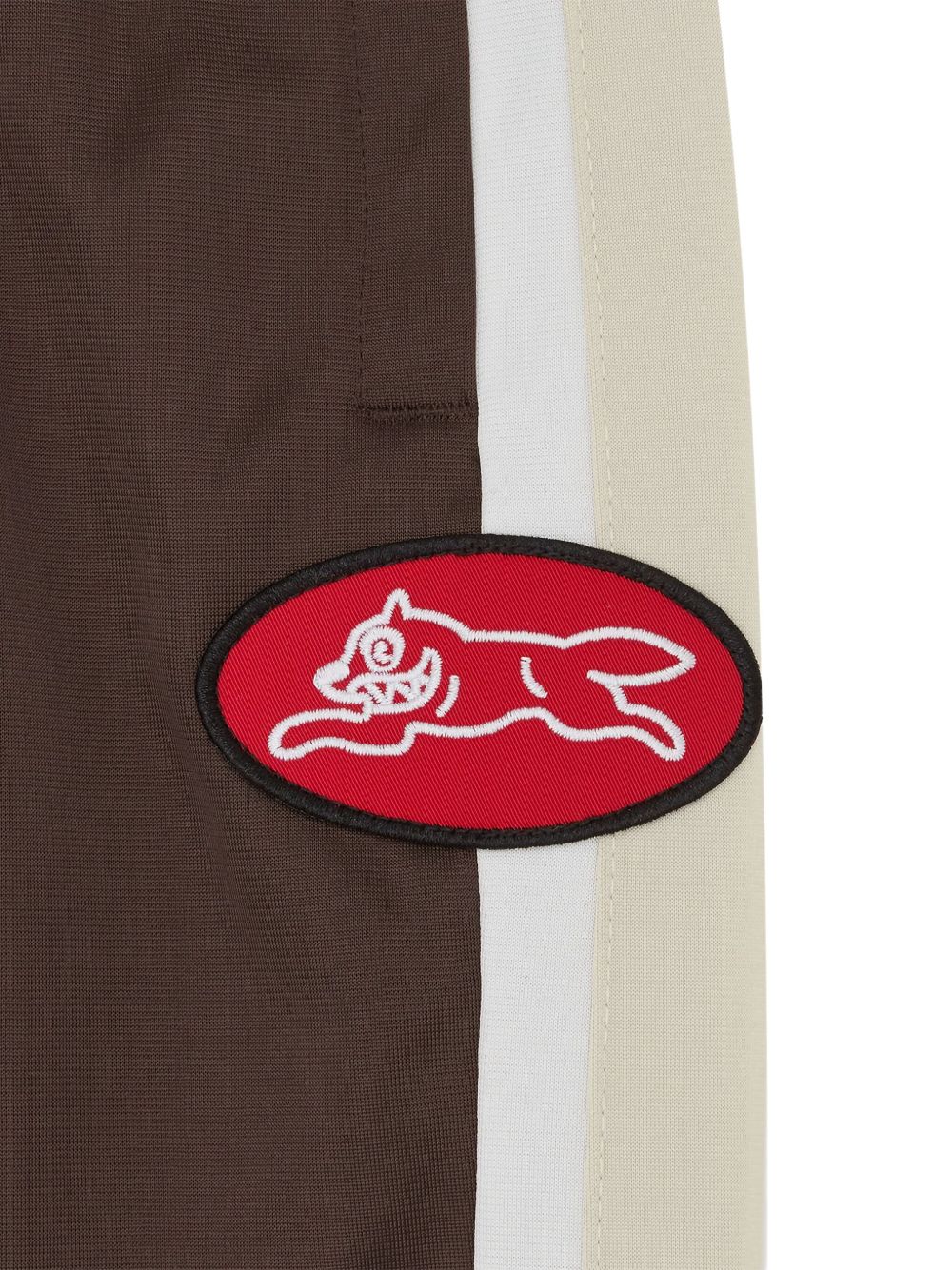 side-stripe logo-patch track pants